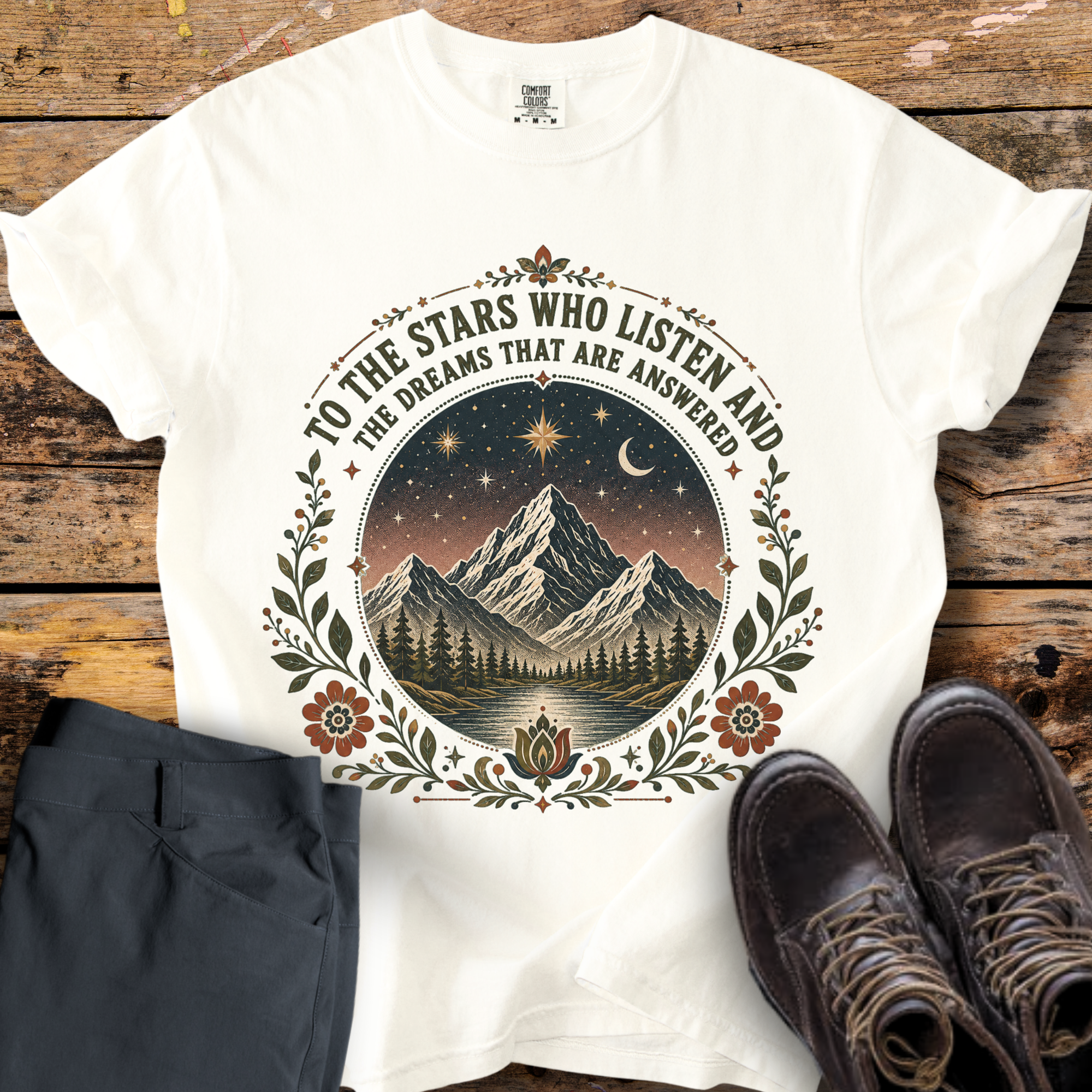Florals and Stars T-Shirt