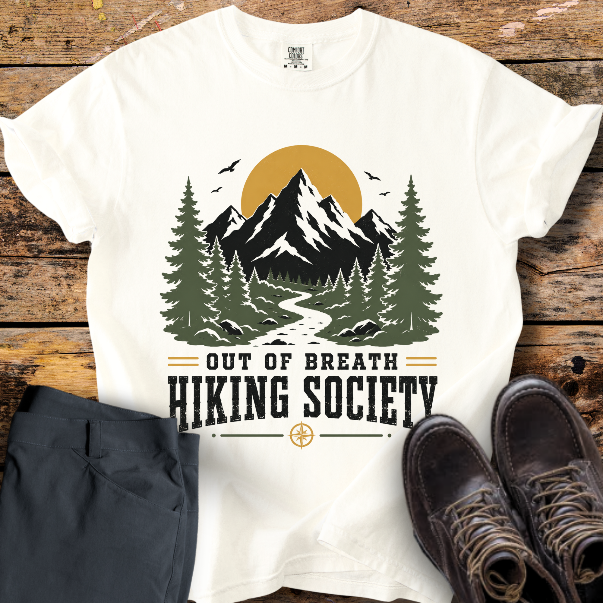 Out Of Breath Hiking Society T-Shirt