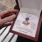 Empowered Love: Necklace Gift Set for My Badass Daughter