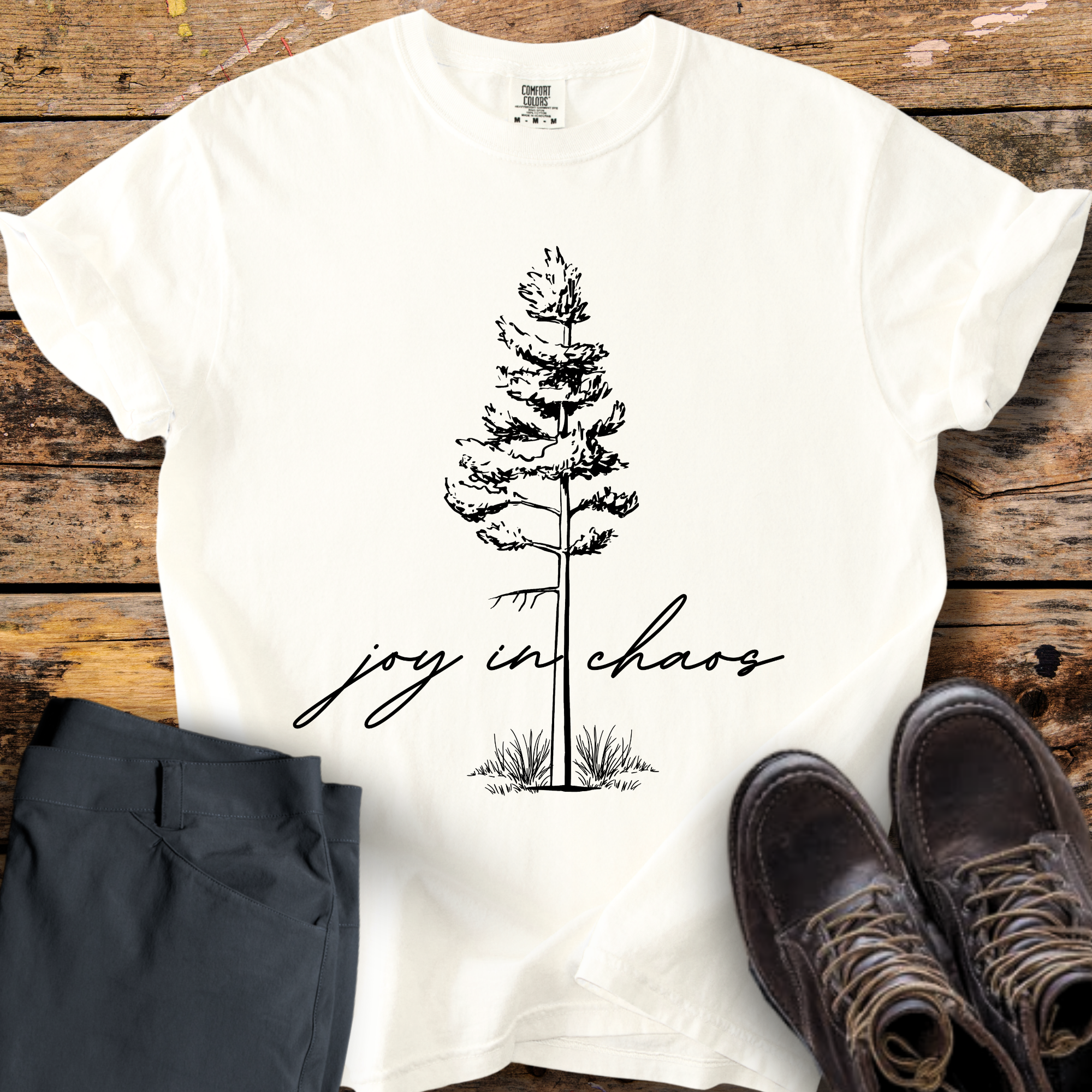 Joy In Chaos Pine T-Shirt