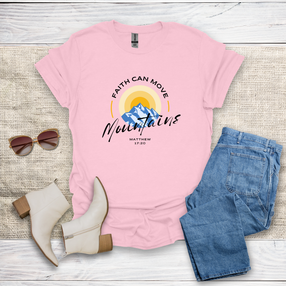 Faith Can Move Mountains Unisex Softstyle T-Shirt - SST305V1