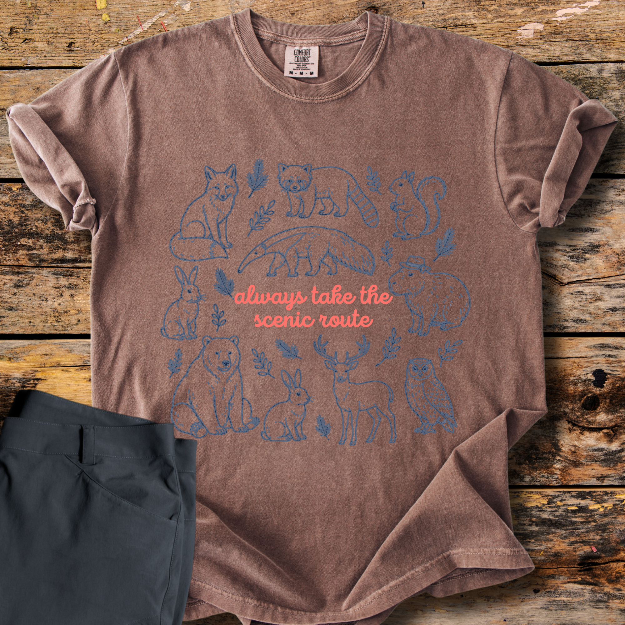 Woodland Scenic Route T-Shirt