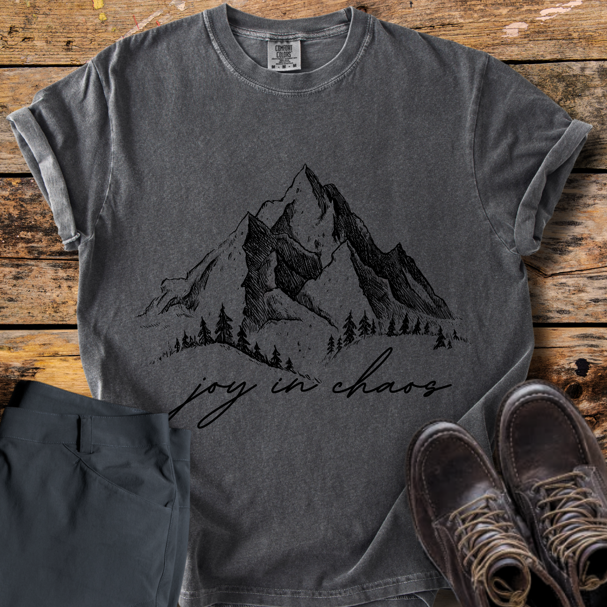 Joy In Chaos Mountain T-Shirt
