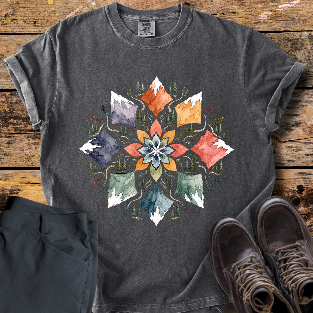 Alpine Petal Mandala T-Shirt