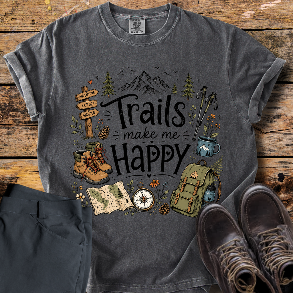 Trails Make Me Happy T-Shirt