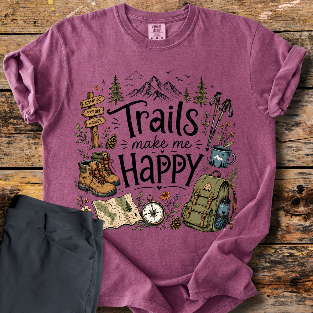 Trails Make Me Happy T-Shirt
