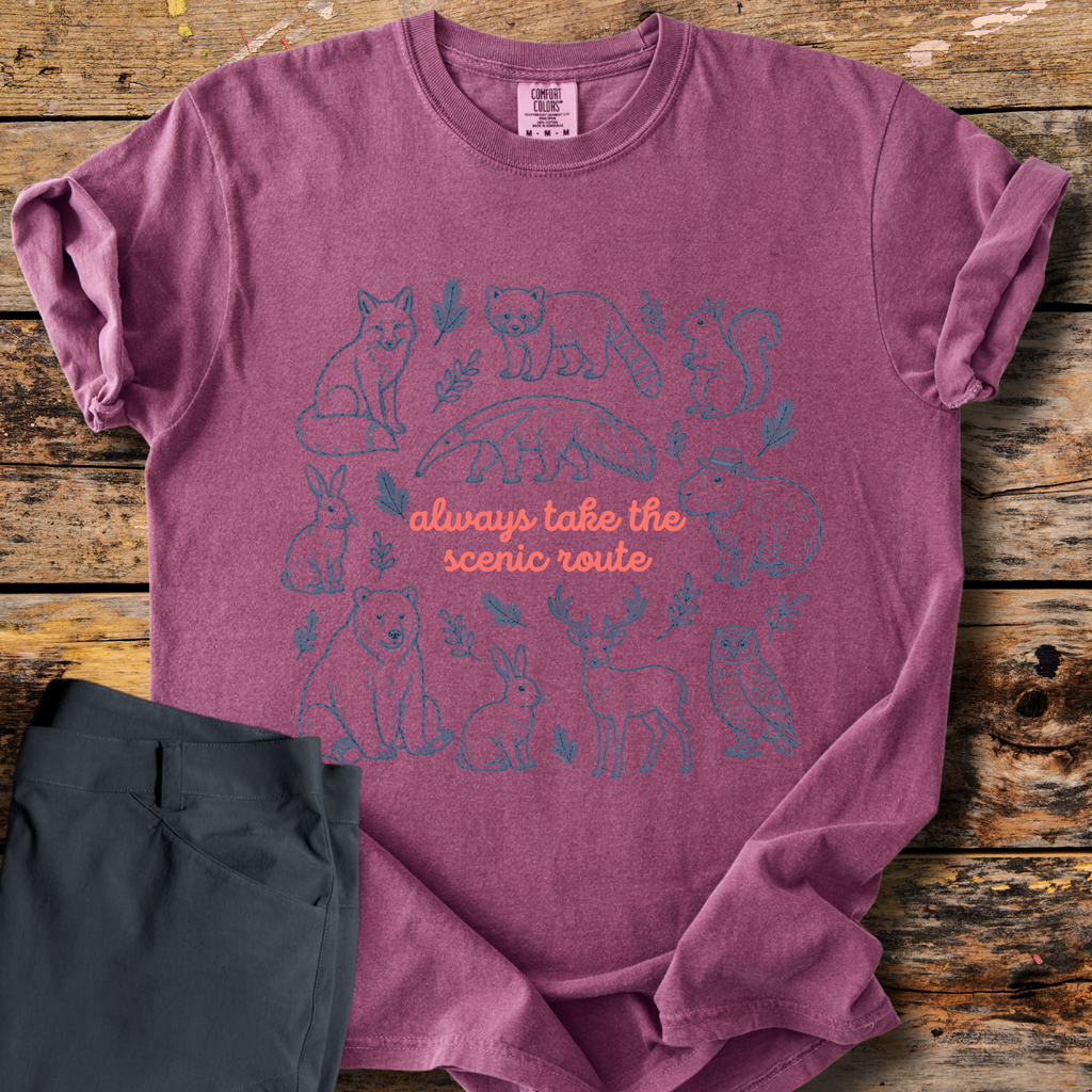 Woodland Scenic Route T-Shirt