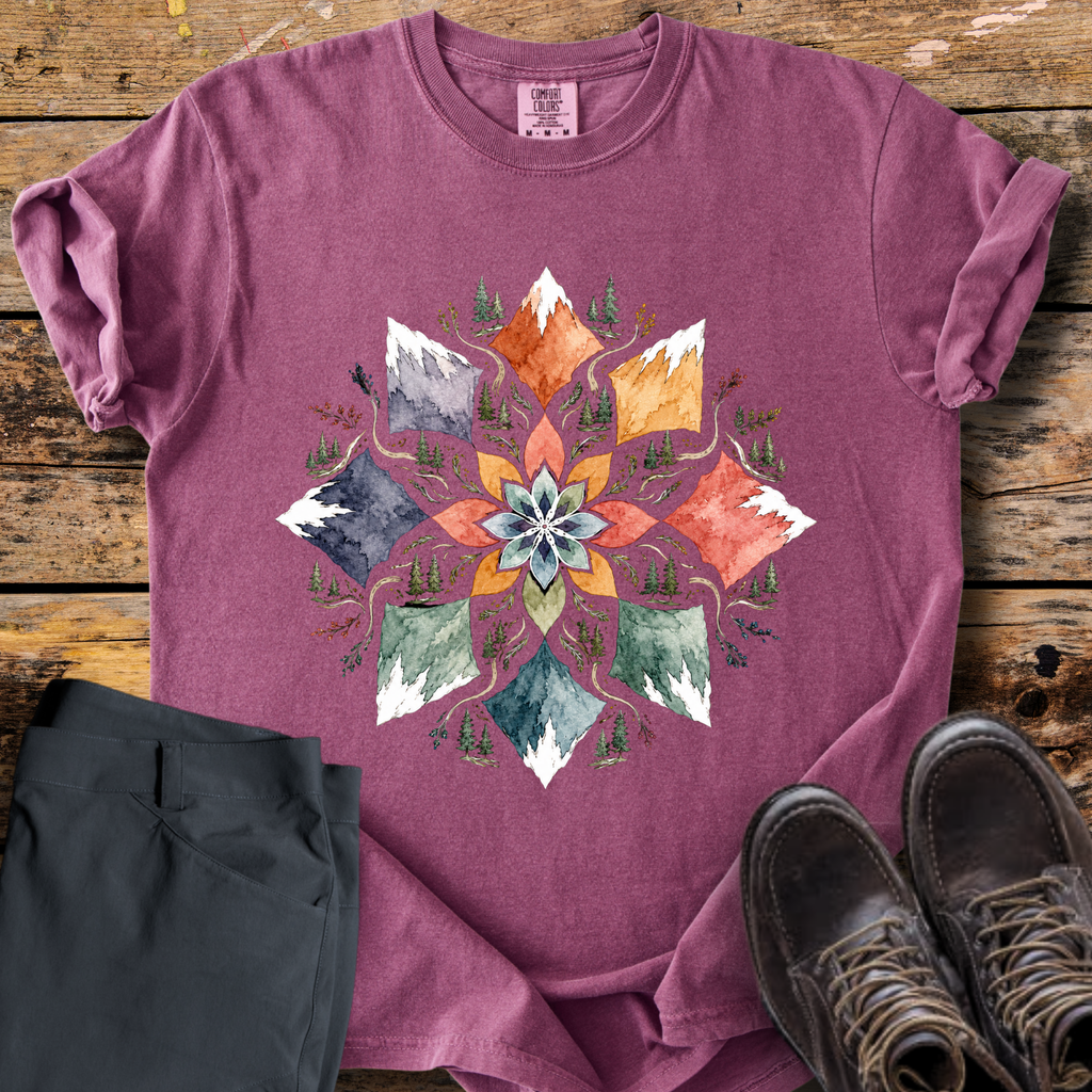 Alpine Petal Mandala T-Shirt
