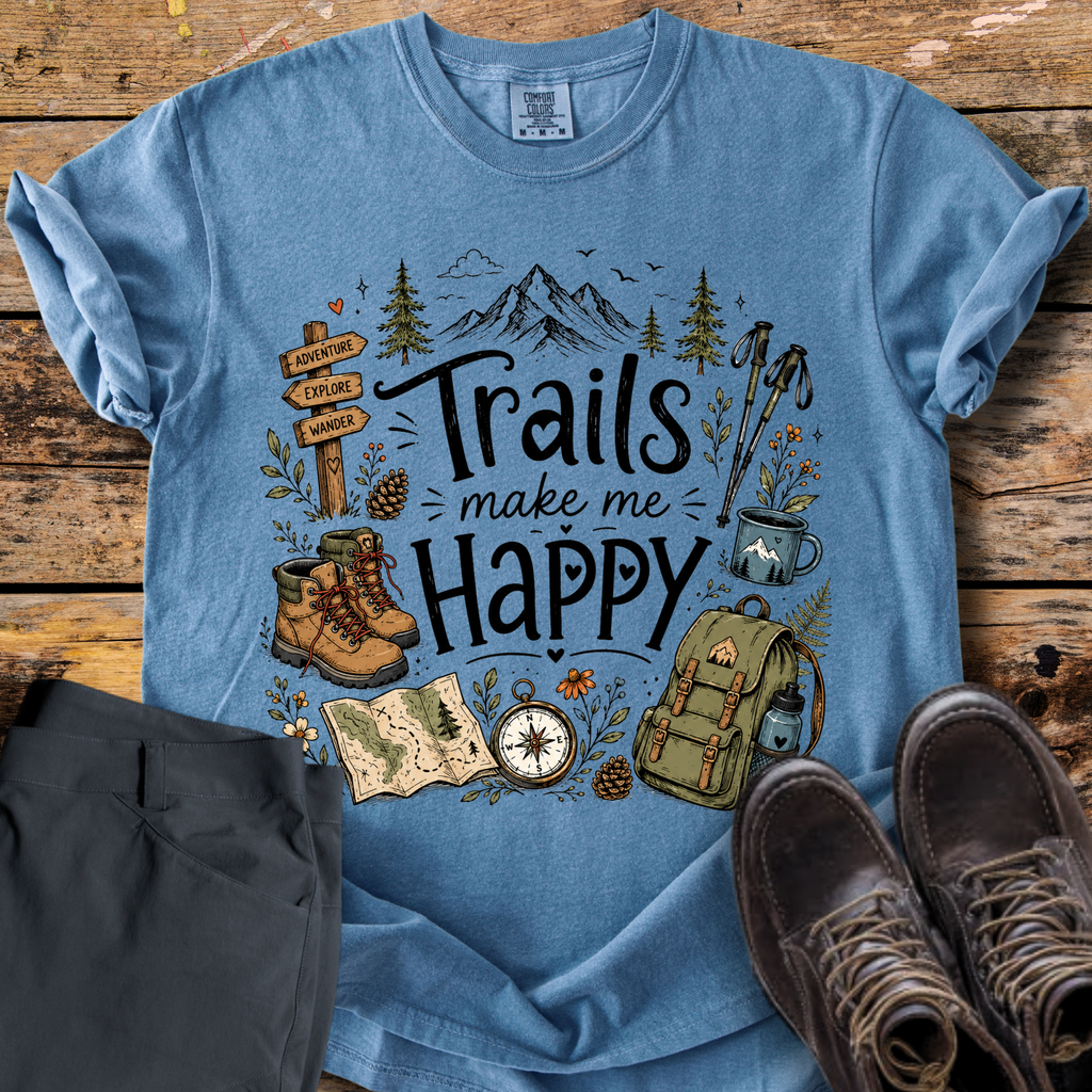 Trails Make Me Happy T-Shirt