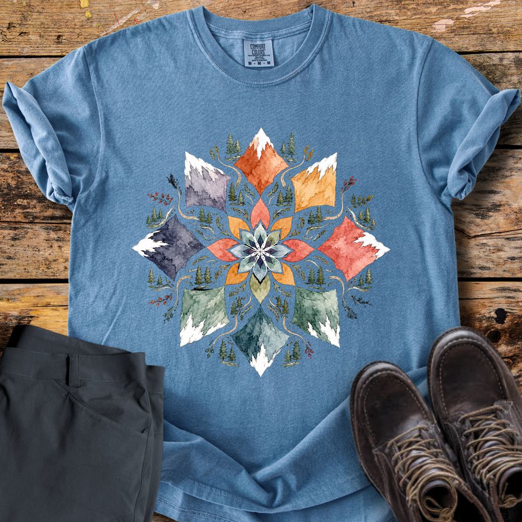 Alpine Petal Mandala T-Shirt