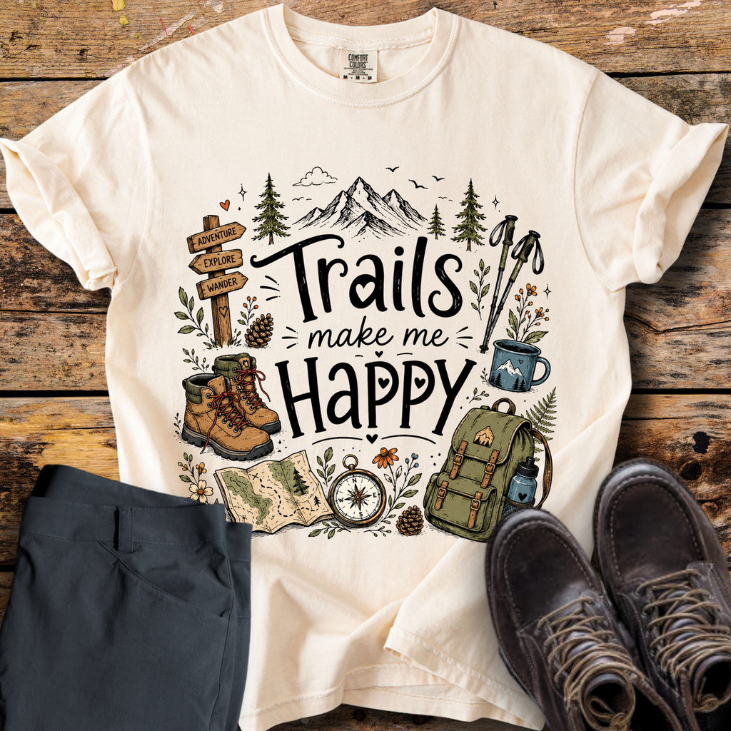Trails Make Me Happy T-Shirt