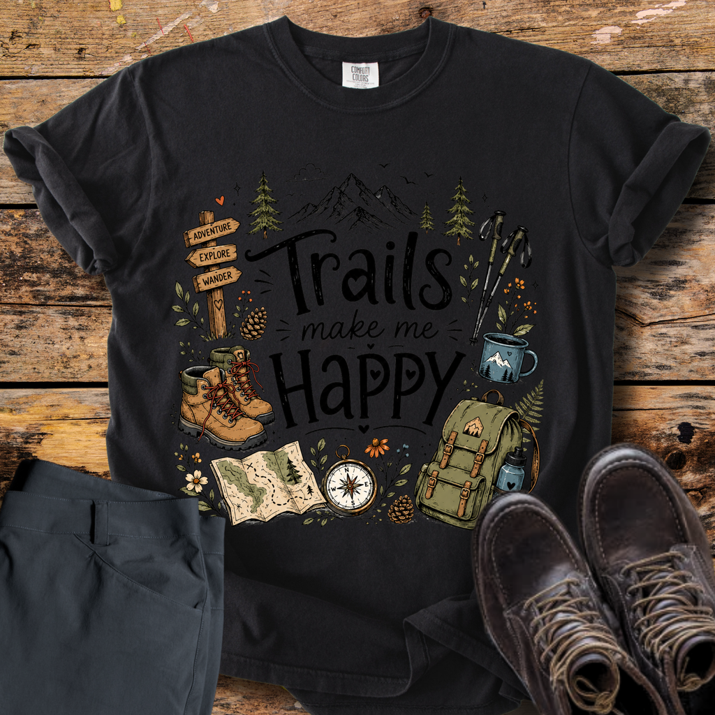 Trails Make Me Happy T-Shirt