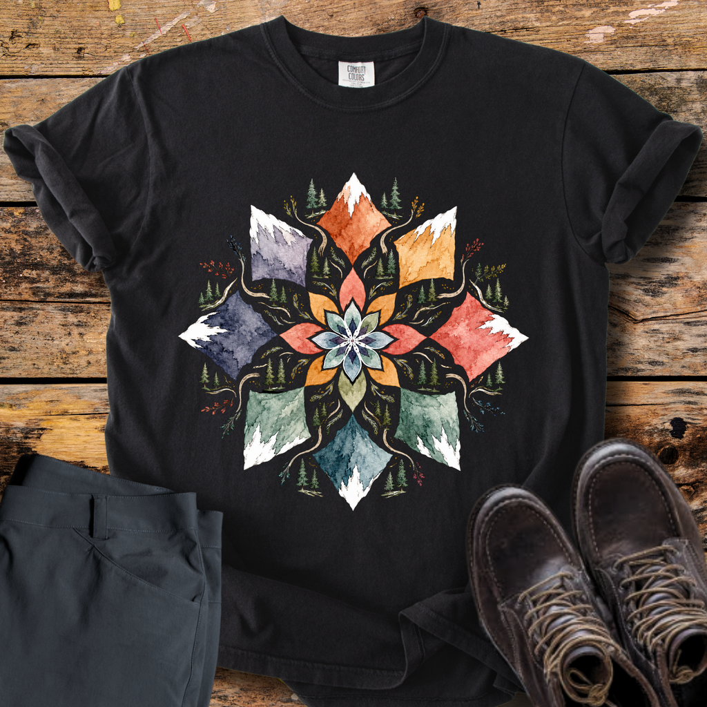 Alpine Petal Mandala T-Shirt