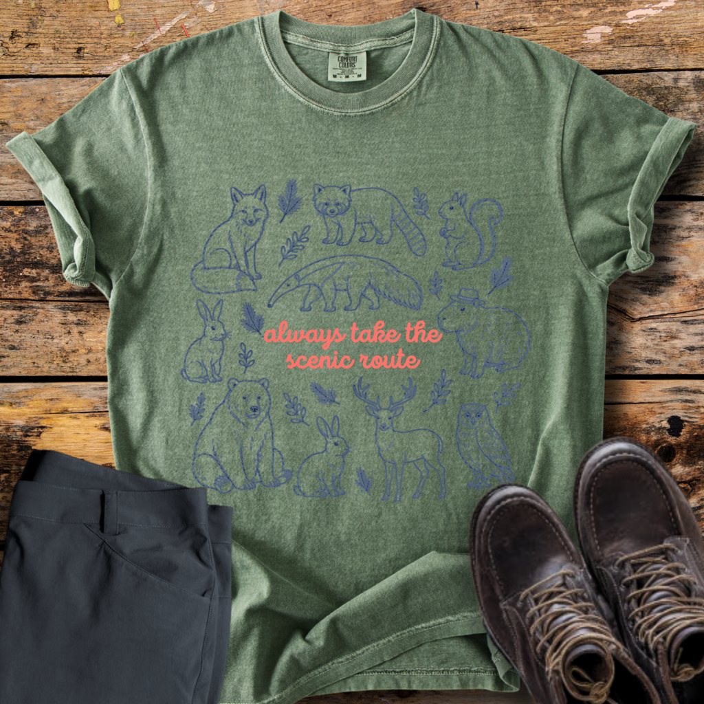 Woodland Scenic Route T-Shirt