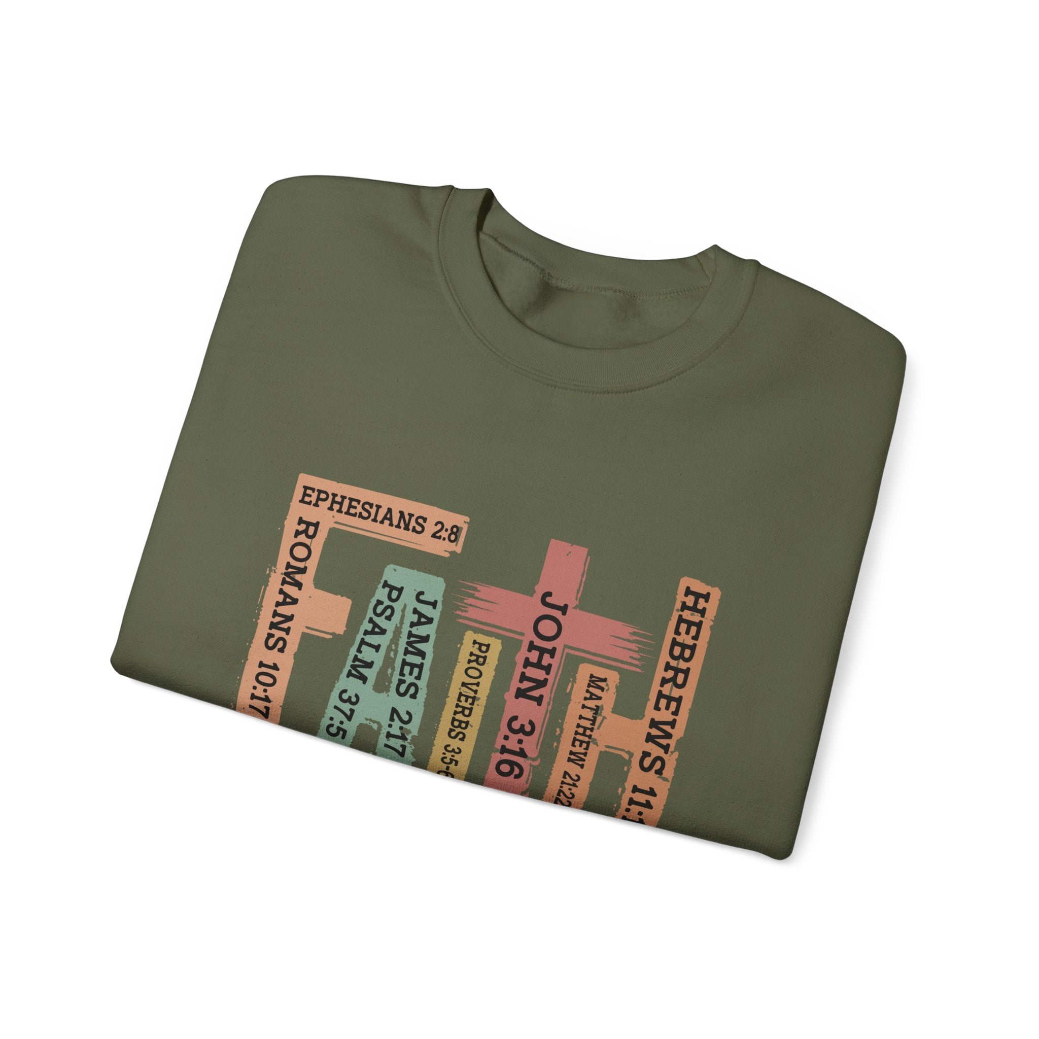 Faith Heavy Blend™ Crewneck Sweatshirt
