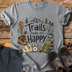 Trails Make Me Happy T-Shirt