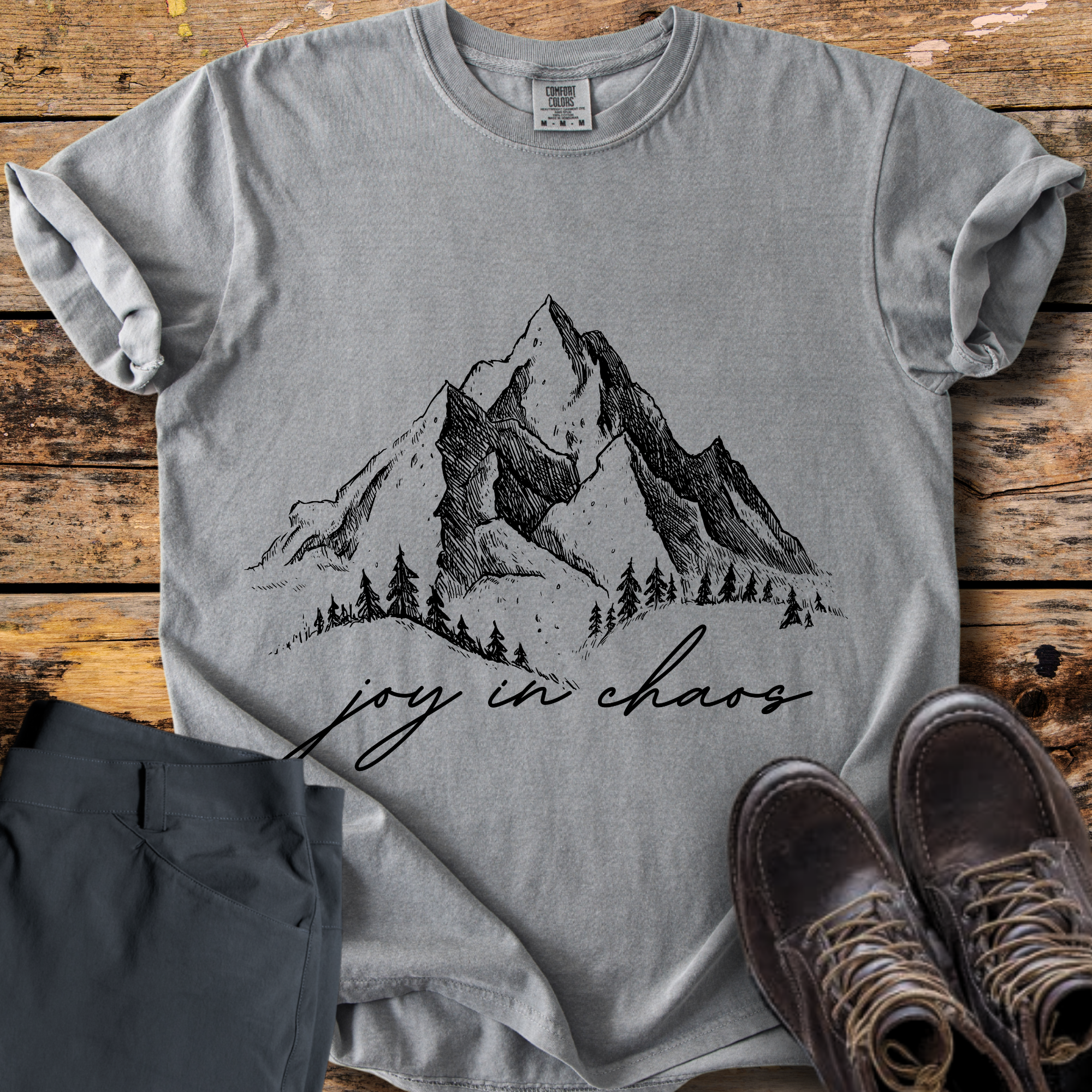 Joy In Chaos Mountain T-Shirt