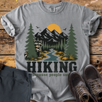 Hiking Because People Suck T-Shirt