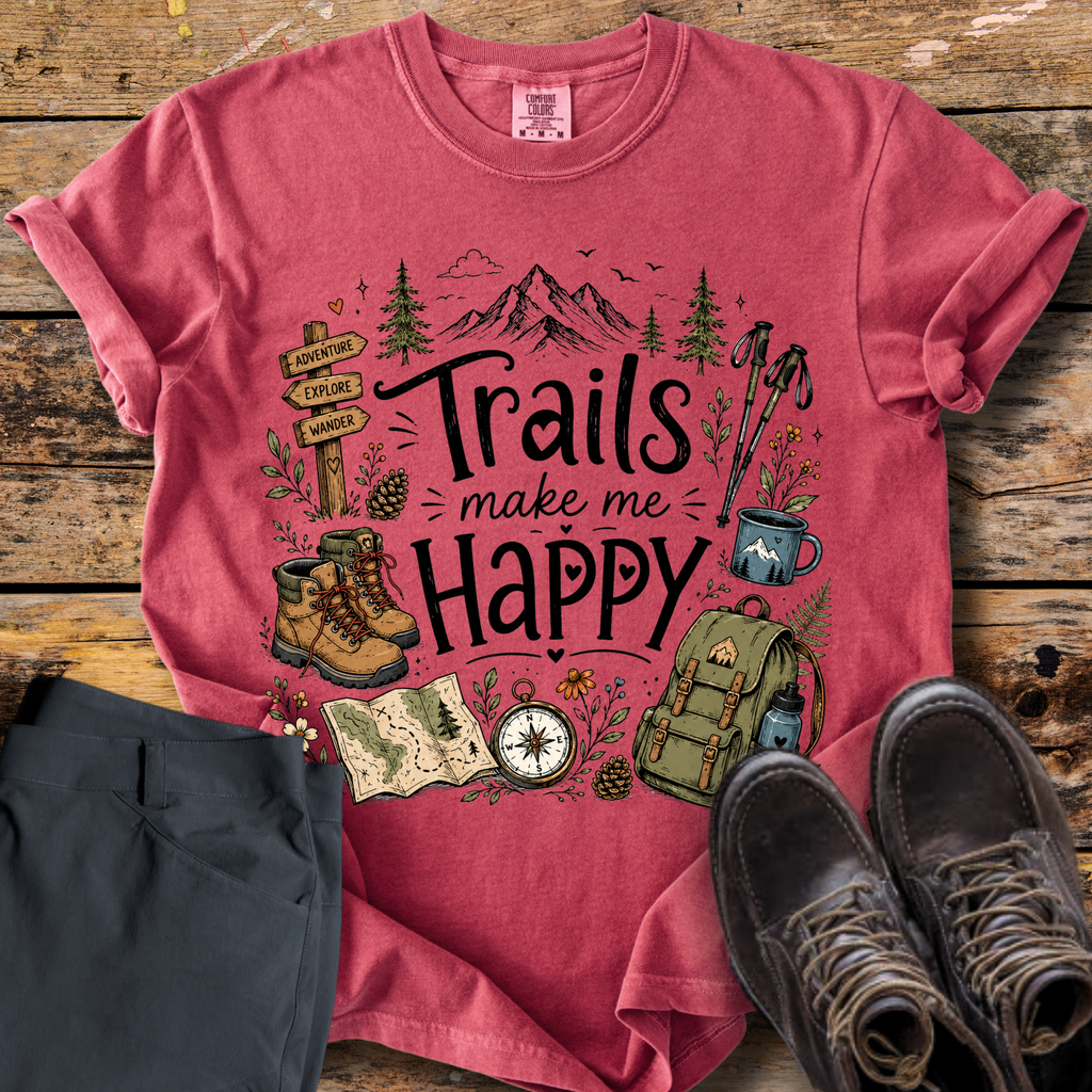 Trails Make Me Happy T-Shirt