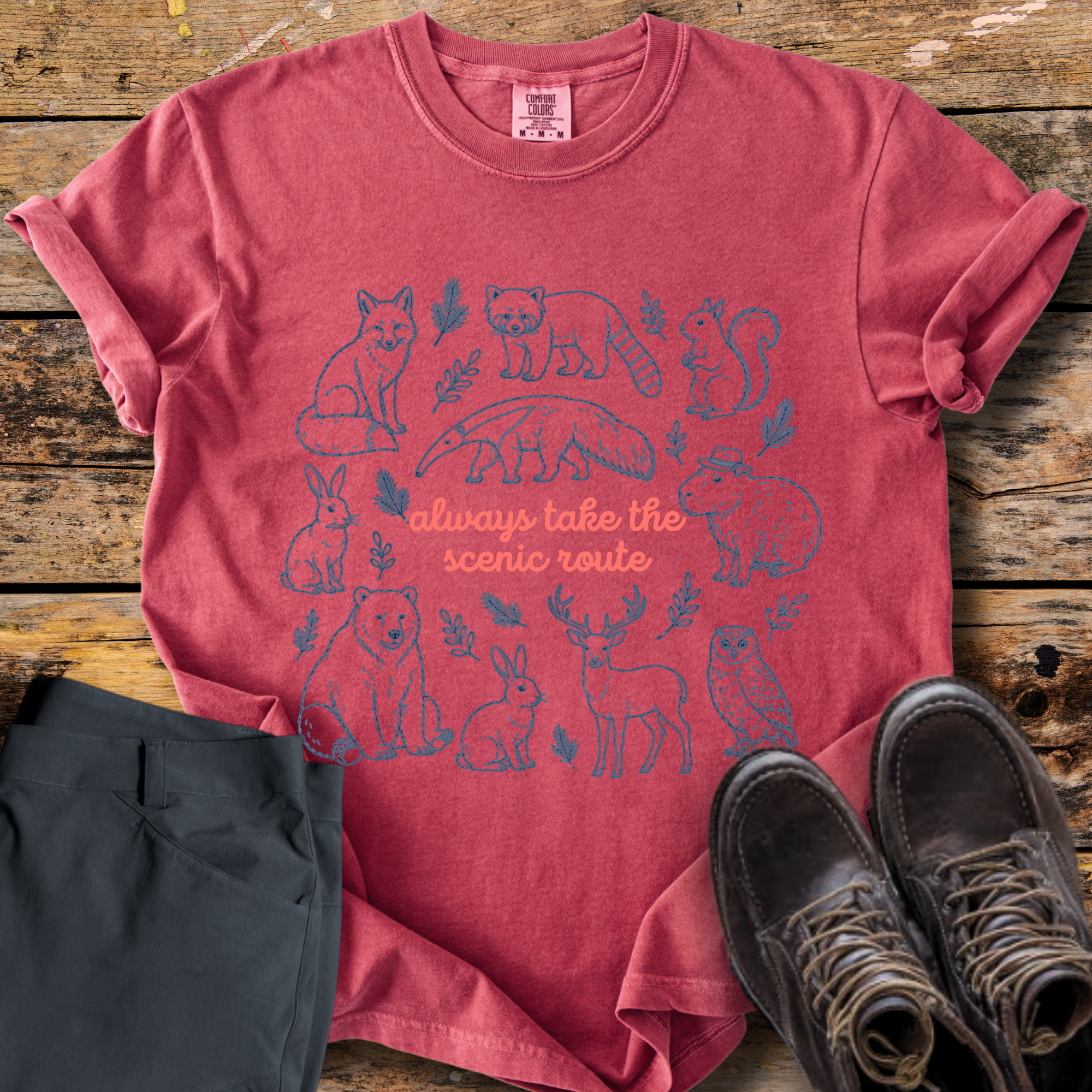 Woodland Scenic Route T-Shirt