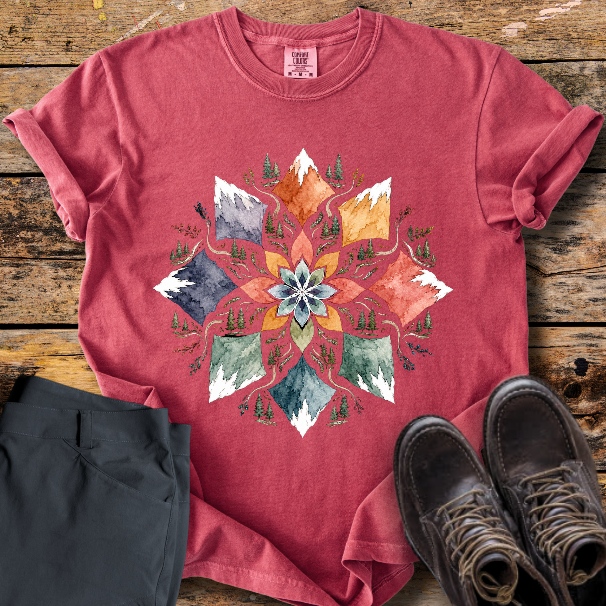 Alpine Petal Mandala T-Shirt