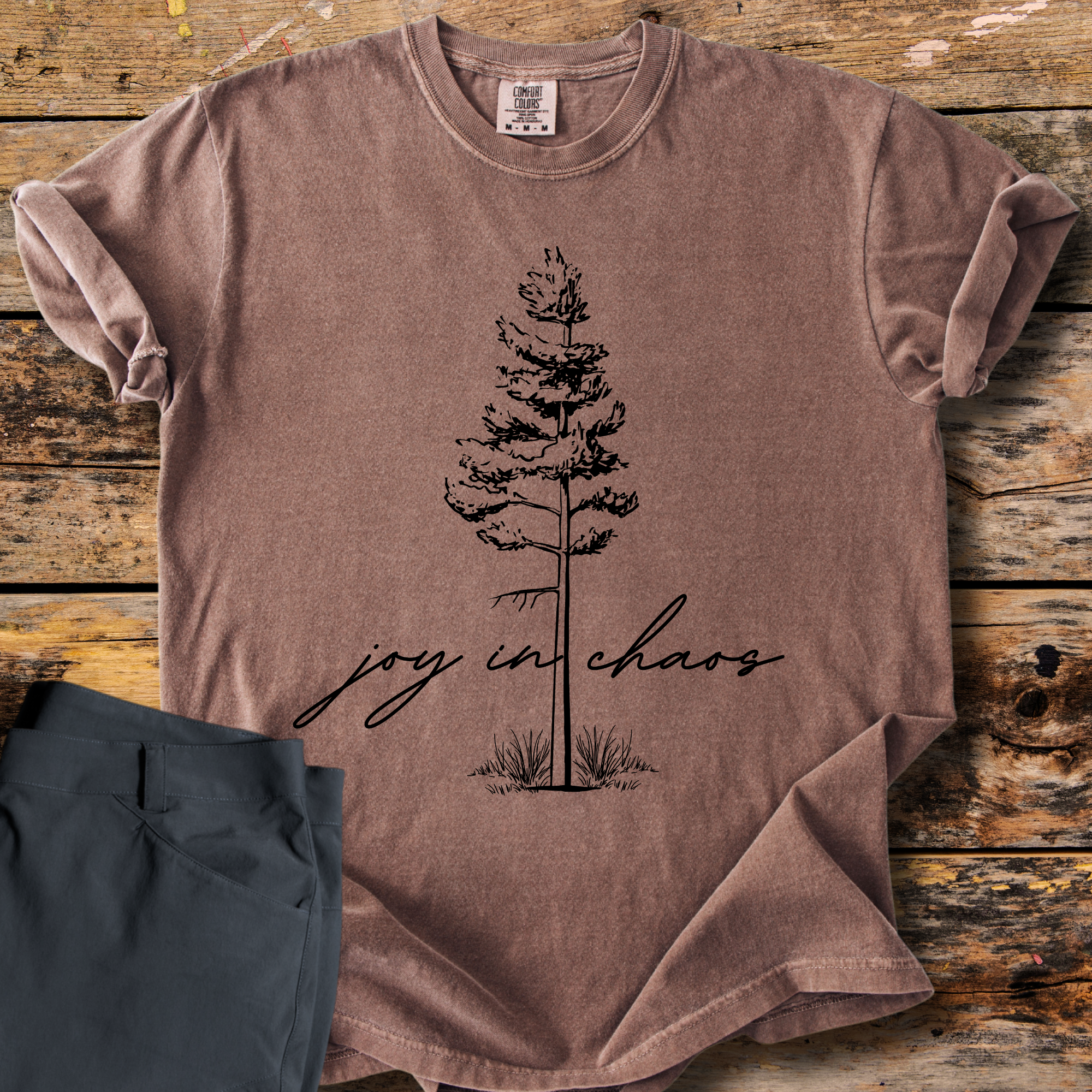 Joy In Chaos Pine T-Shirt