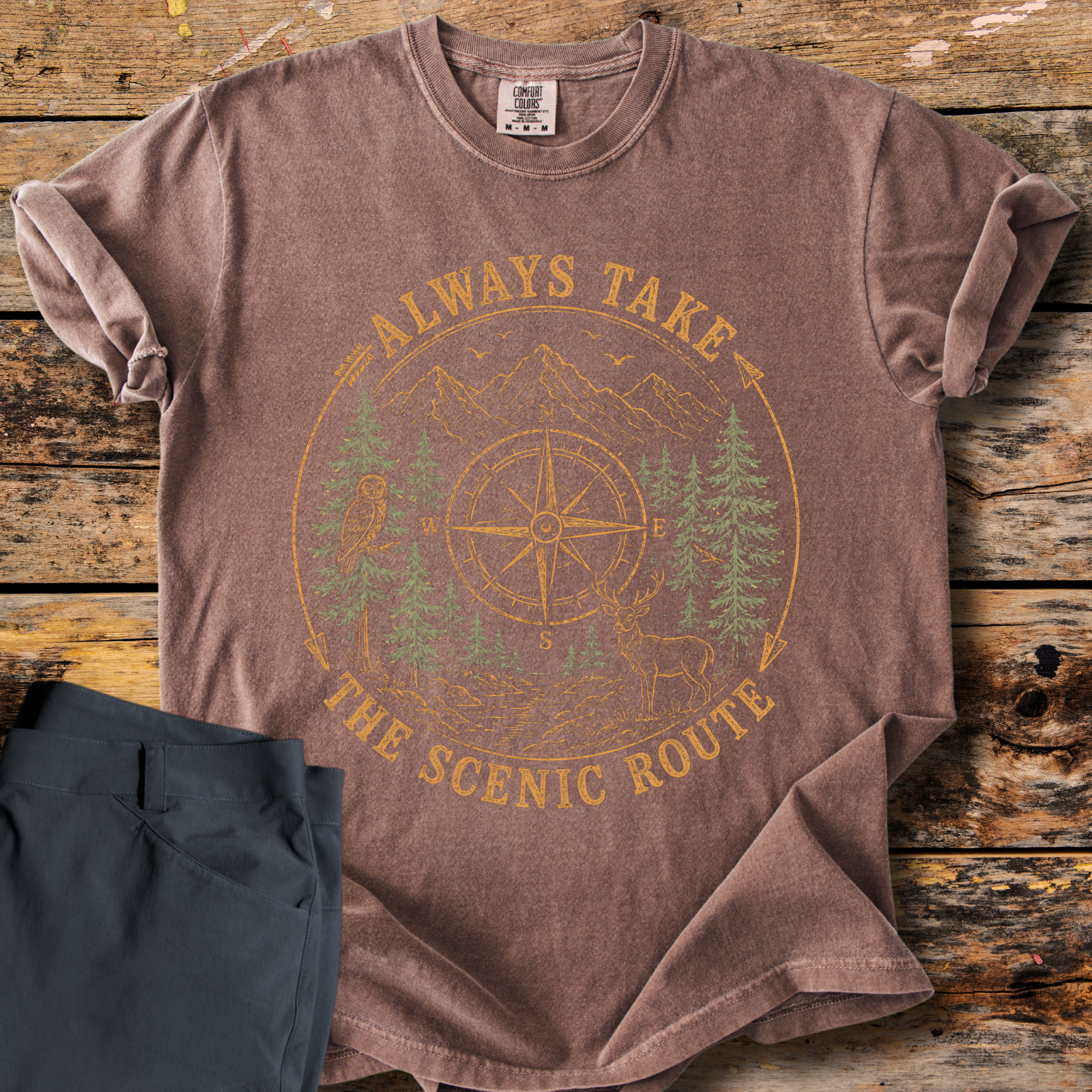 Scenic Route Compass T-Shirt