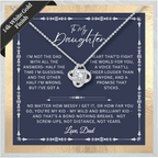 To My Daughter - Unbreakable Bond Necklace Gift Set - SS1050