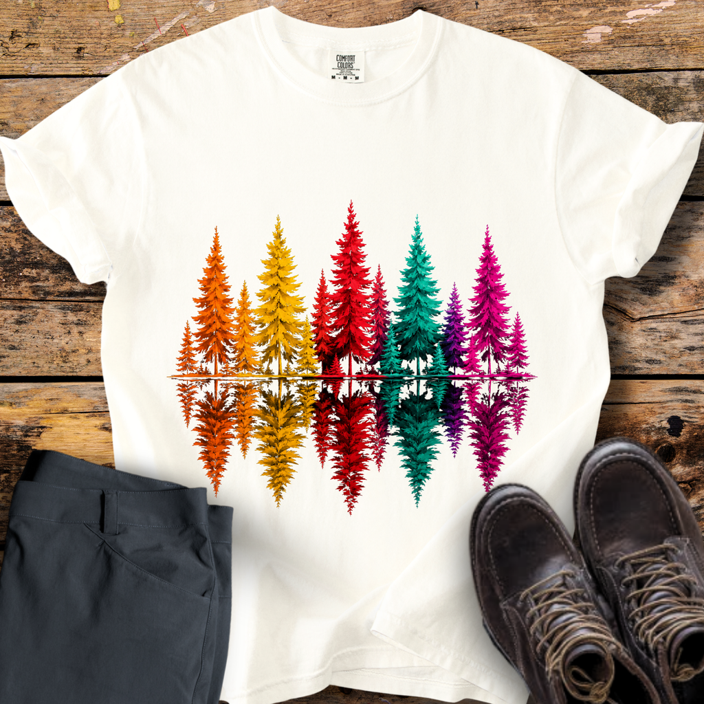 Reflection Pine Tree T-Shirt