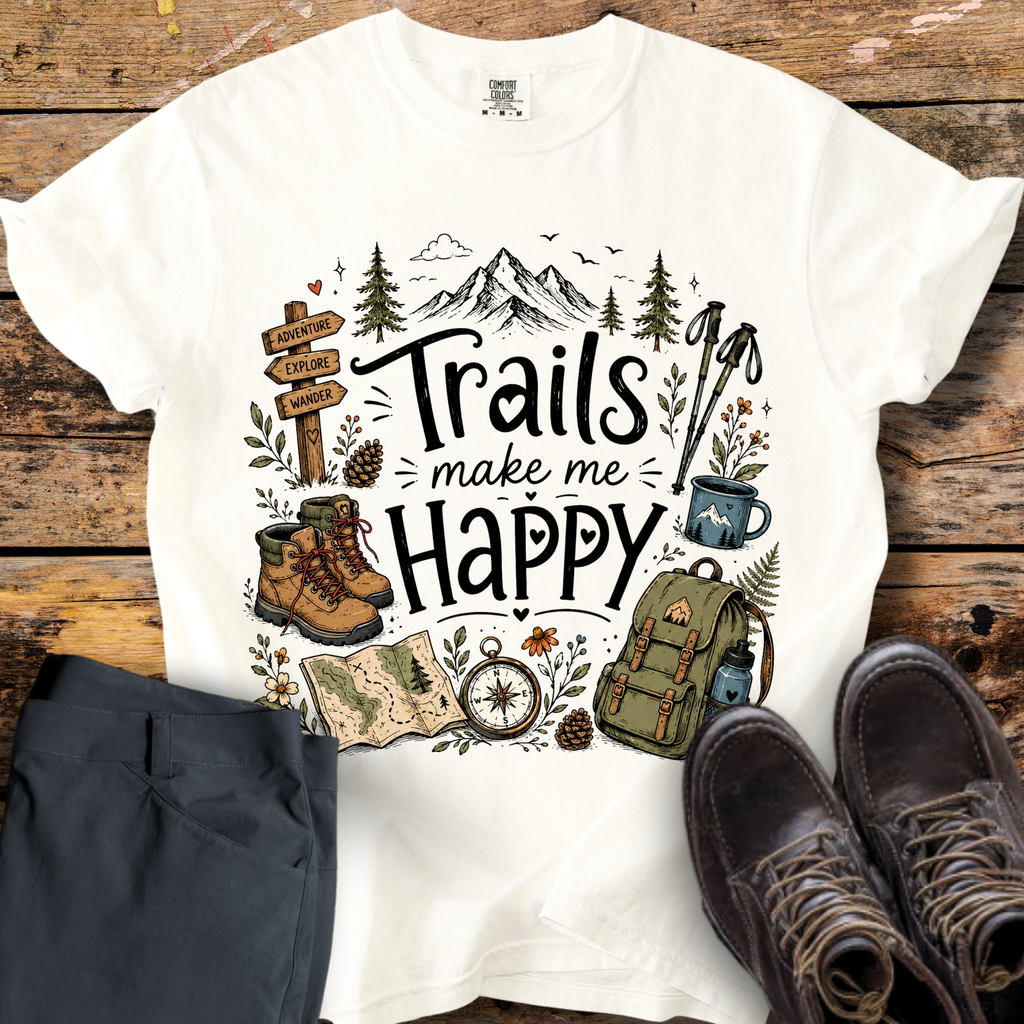 Trails Make Me Happy T-Shirt