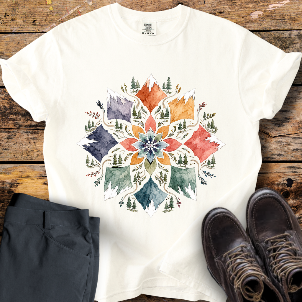 Alpine Petal Mandala T-Shirt