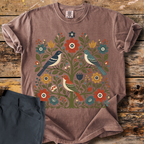 Bird Floral Tree T-Shirt