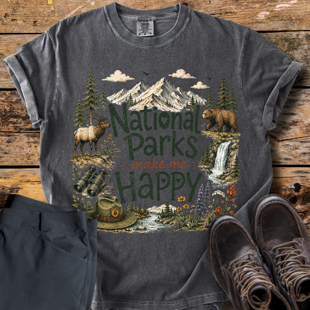 National Parks Make Me Happy T-Shirt