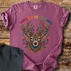 Scenic Folk Art Deer T-Shirt