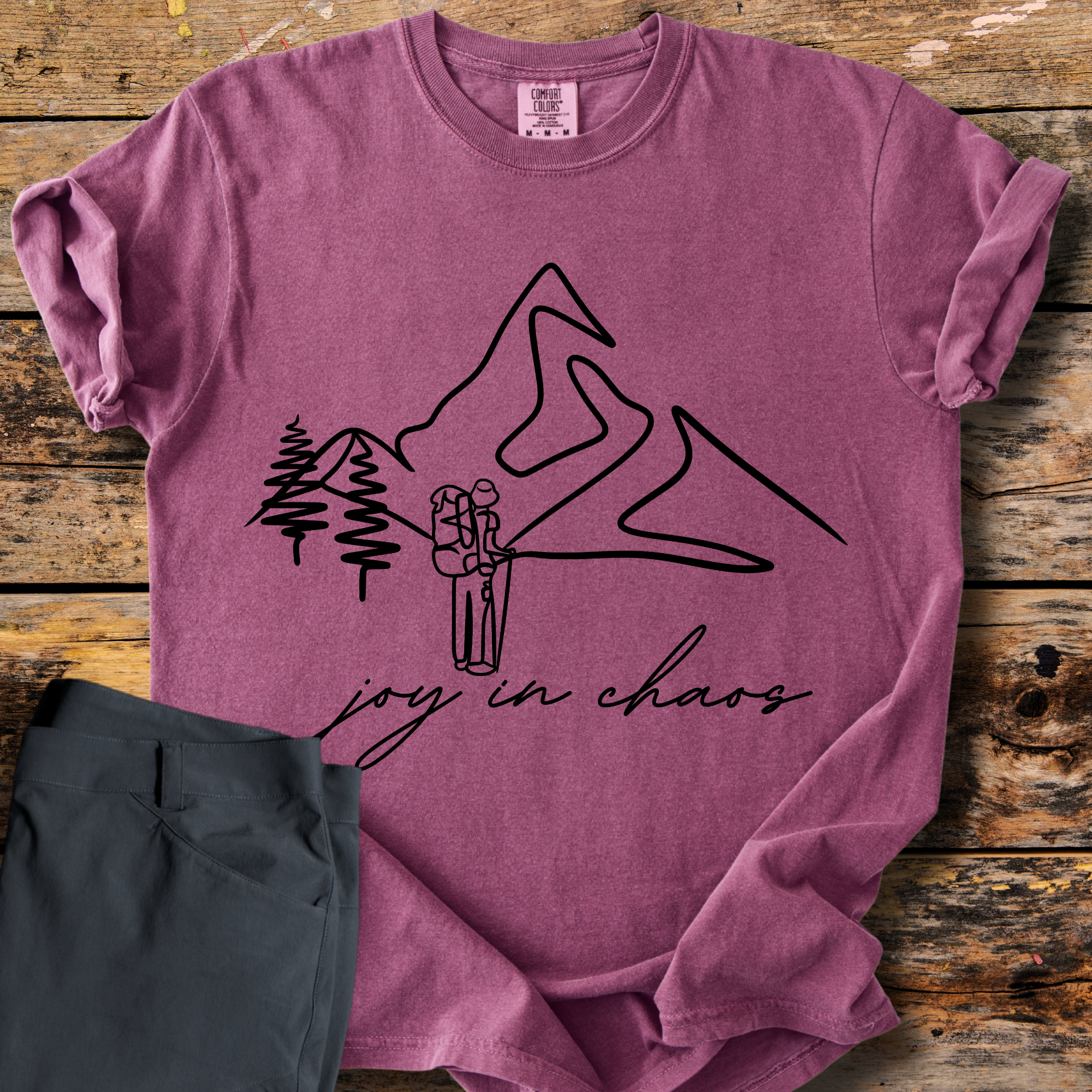 Joy In Chaos Hiker T-Shirt
