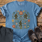 Big Foot Floral Tree T-Shirt
