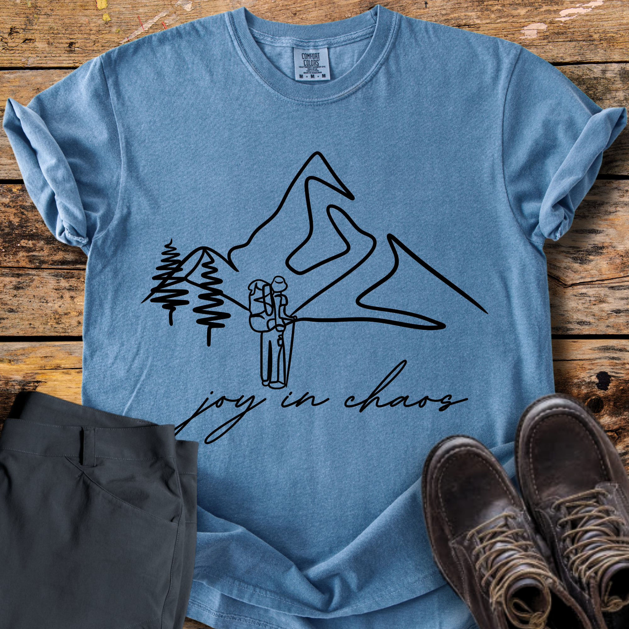 Joy In Chaos Hiker T-Shirt