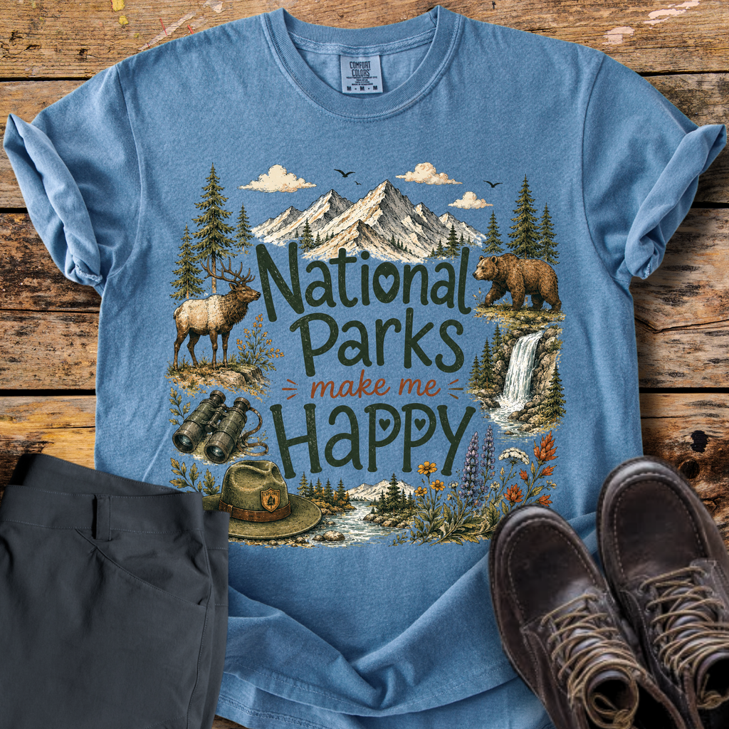 National Parks Make Me Happy T-Shirt