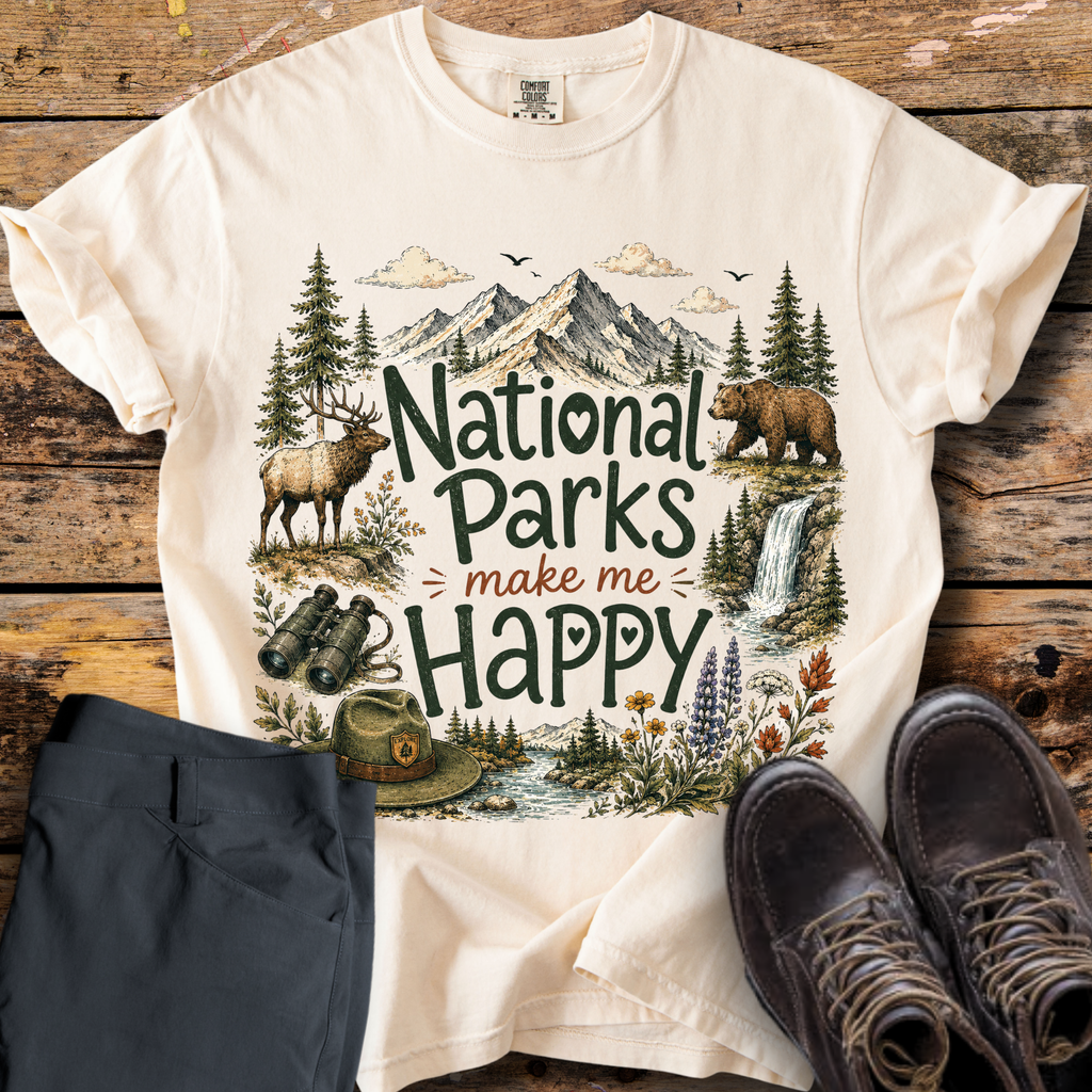 National Parks Make Me Happy T-Shirt
