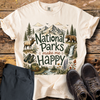 National Parks Make Me Happy T-Shirt