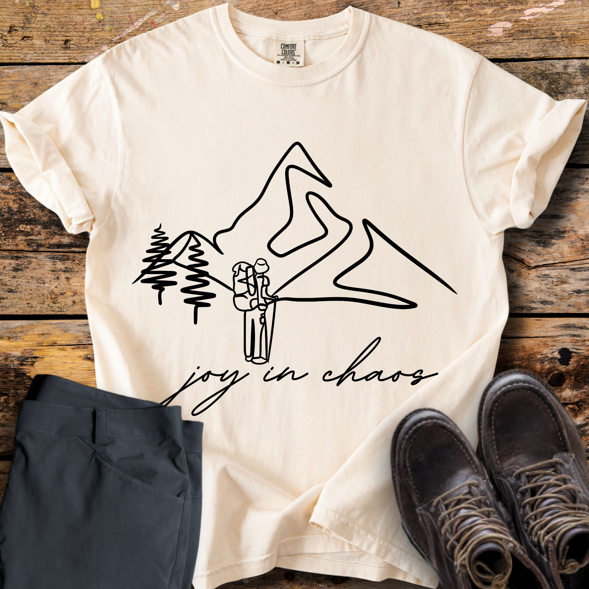 Joy In Chaos Hiker T-Shirt