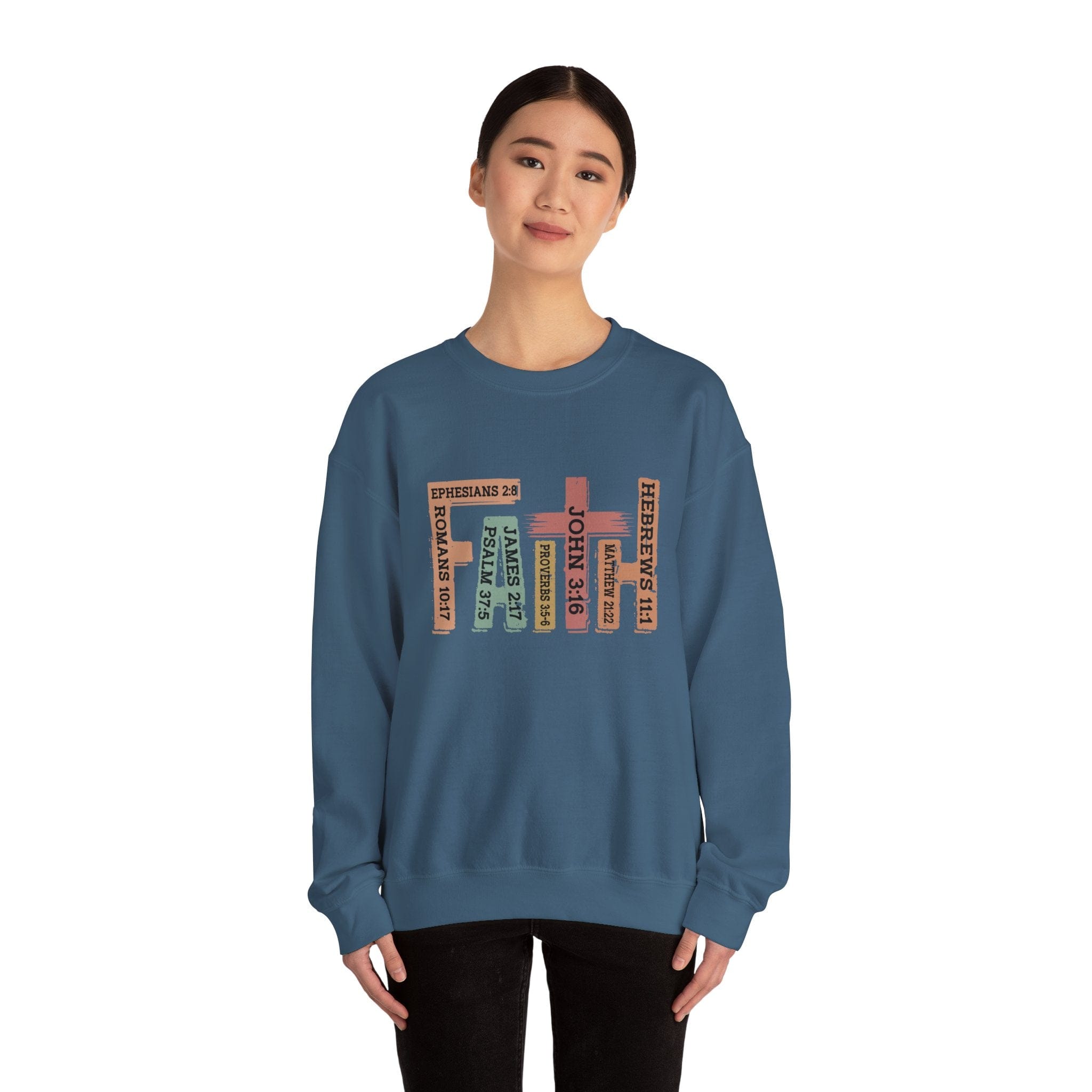 Faith Heavy Blend™ Crewneck Sweatshirt