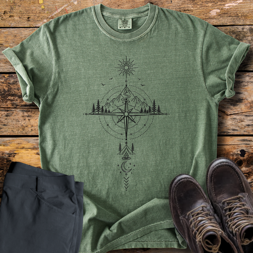 Camping Compass T-Shirt