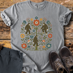 Big Foot Floral Tree T-Shirt