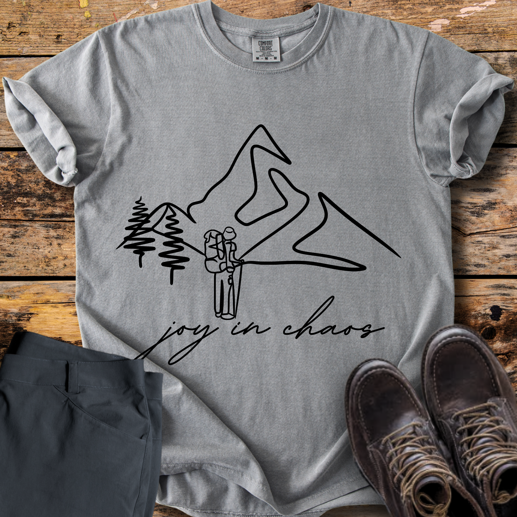 Joy In Chaos Hiker T-Shirt