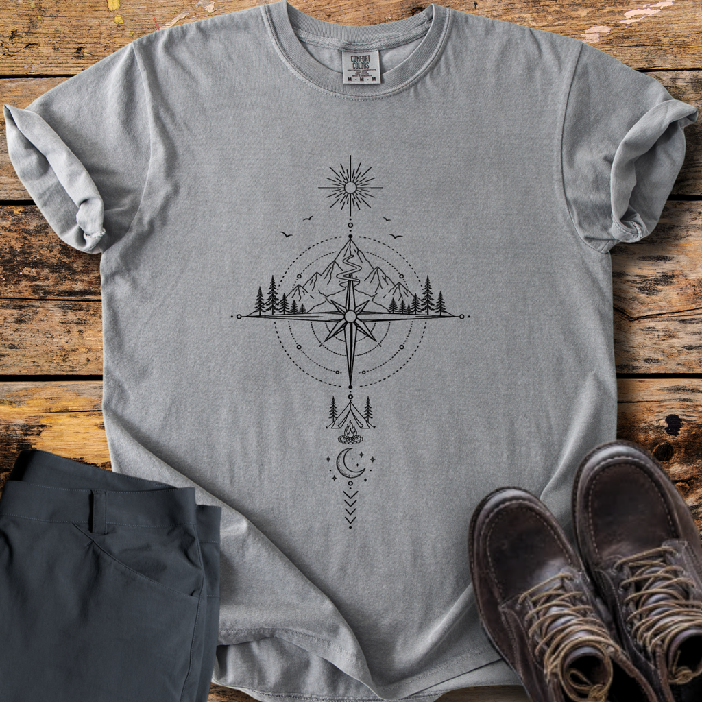 Camping Compass T-Shirt