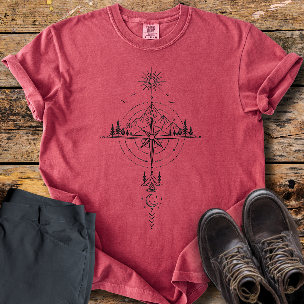 Camping Compass T-Shirt