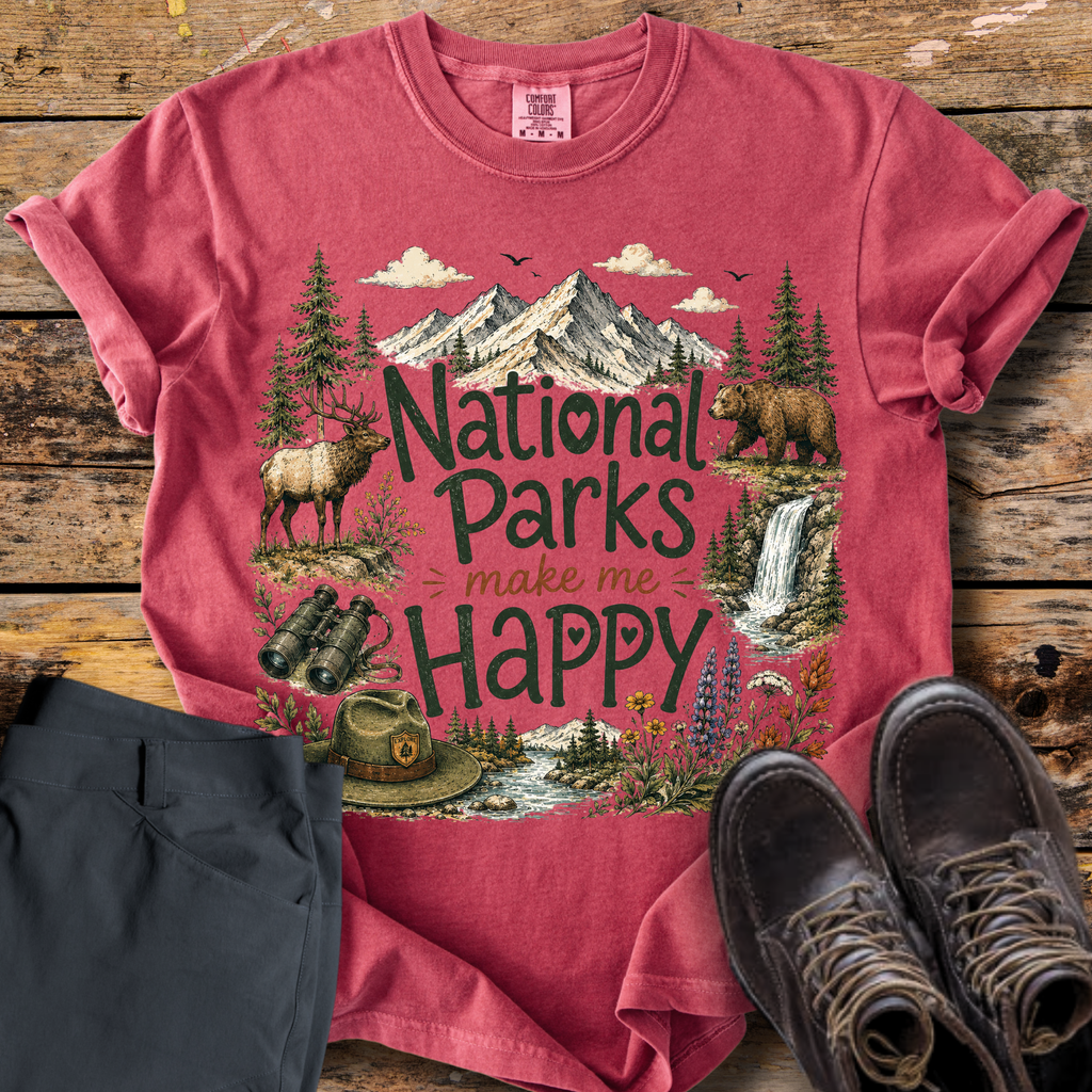 National Parks Make Me Happy T-Shirt