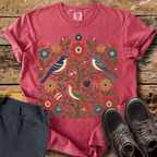 Bird Floral Tree T-Shirt
