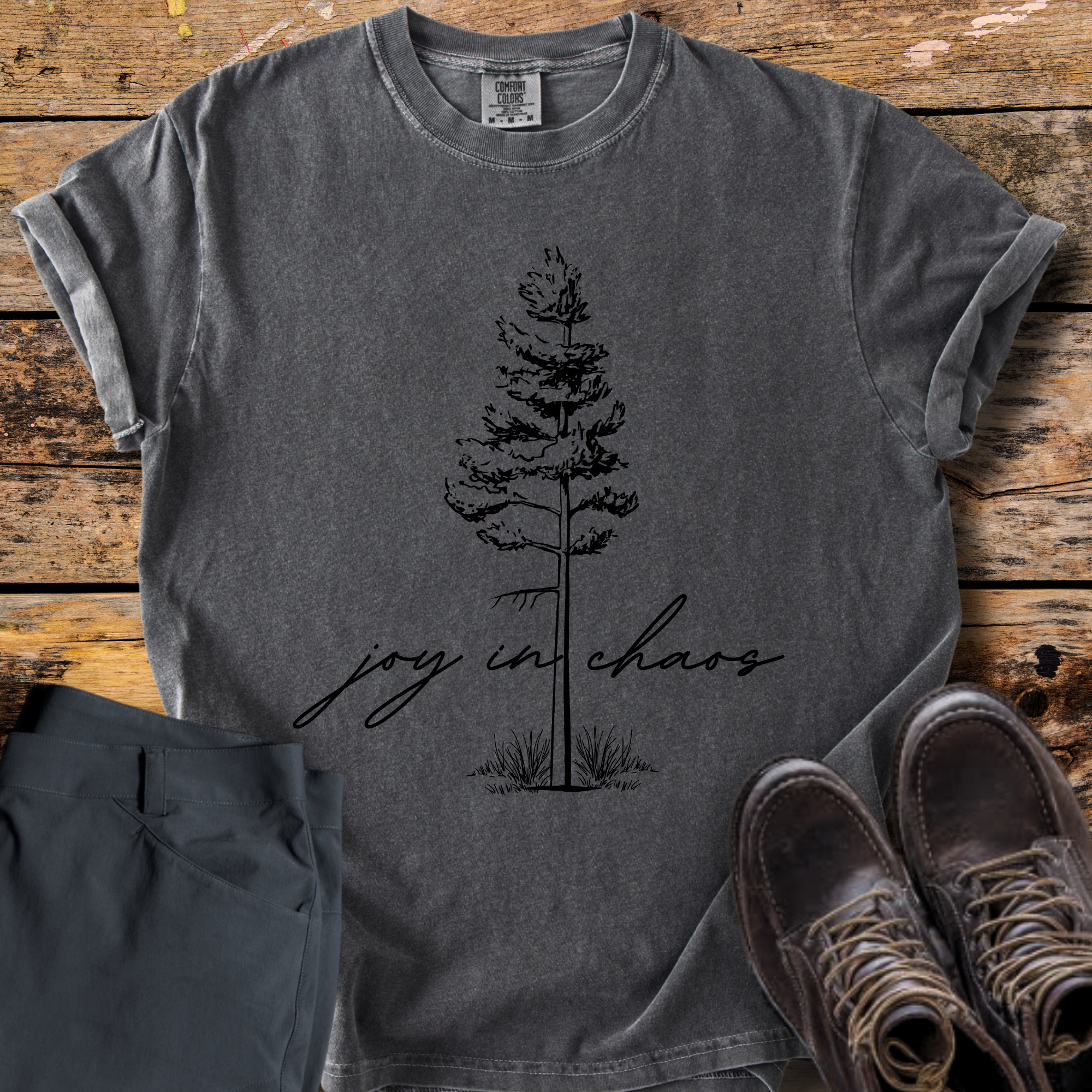 Joy In Chaos Pine T-Shirt